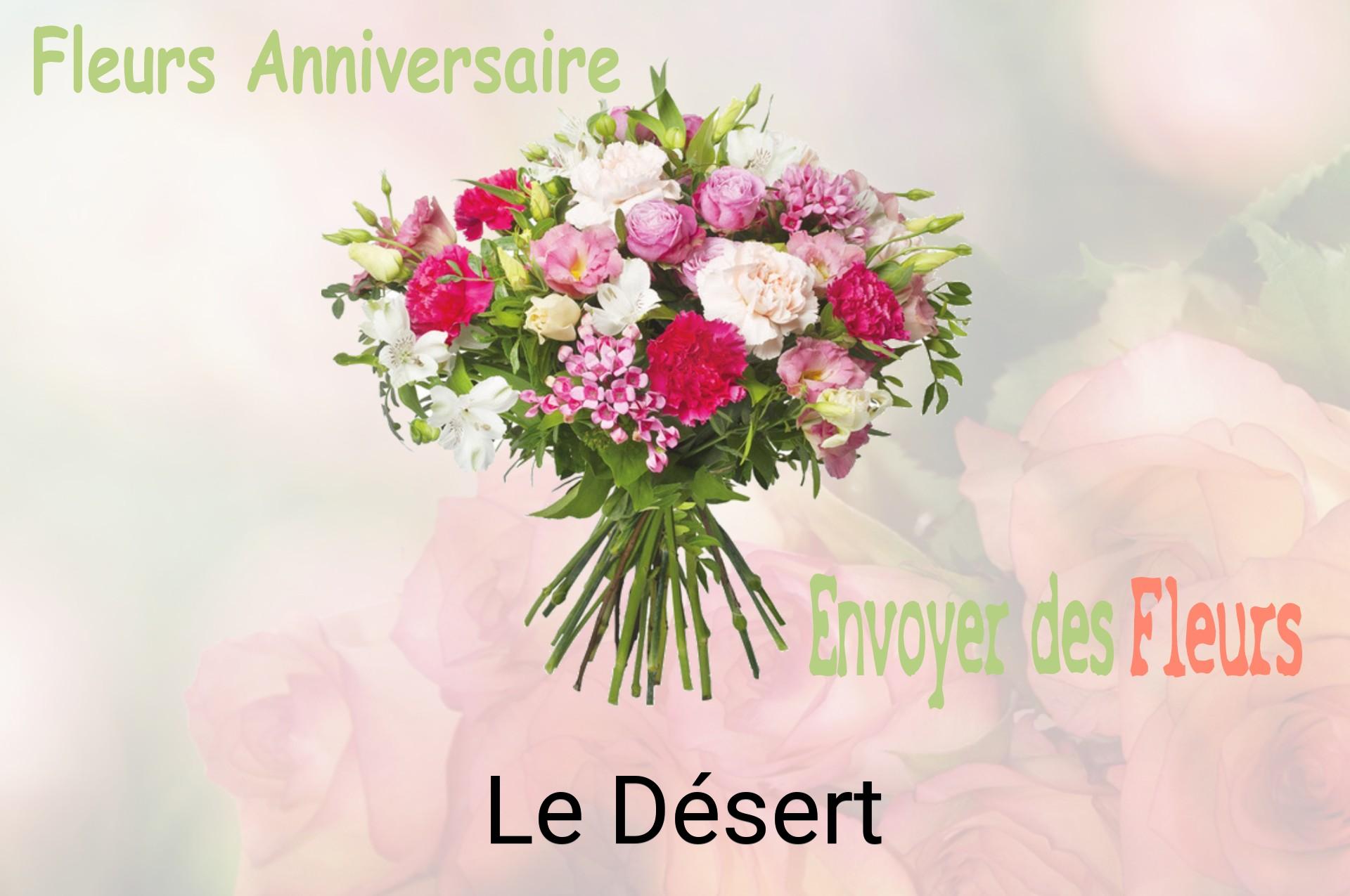 Bouquet de fleurs d’anniversaire livré à Le Désert