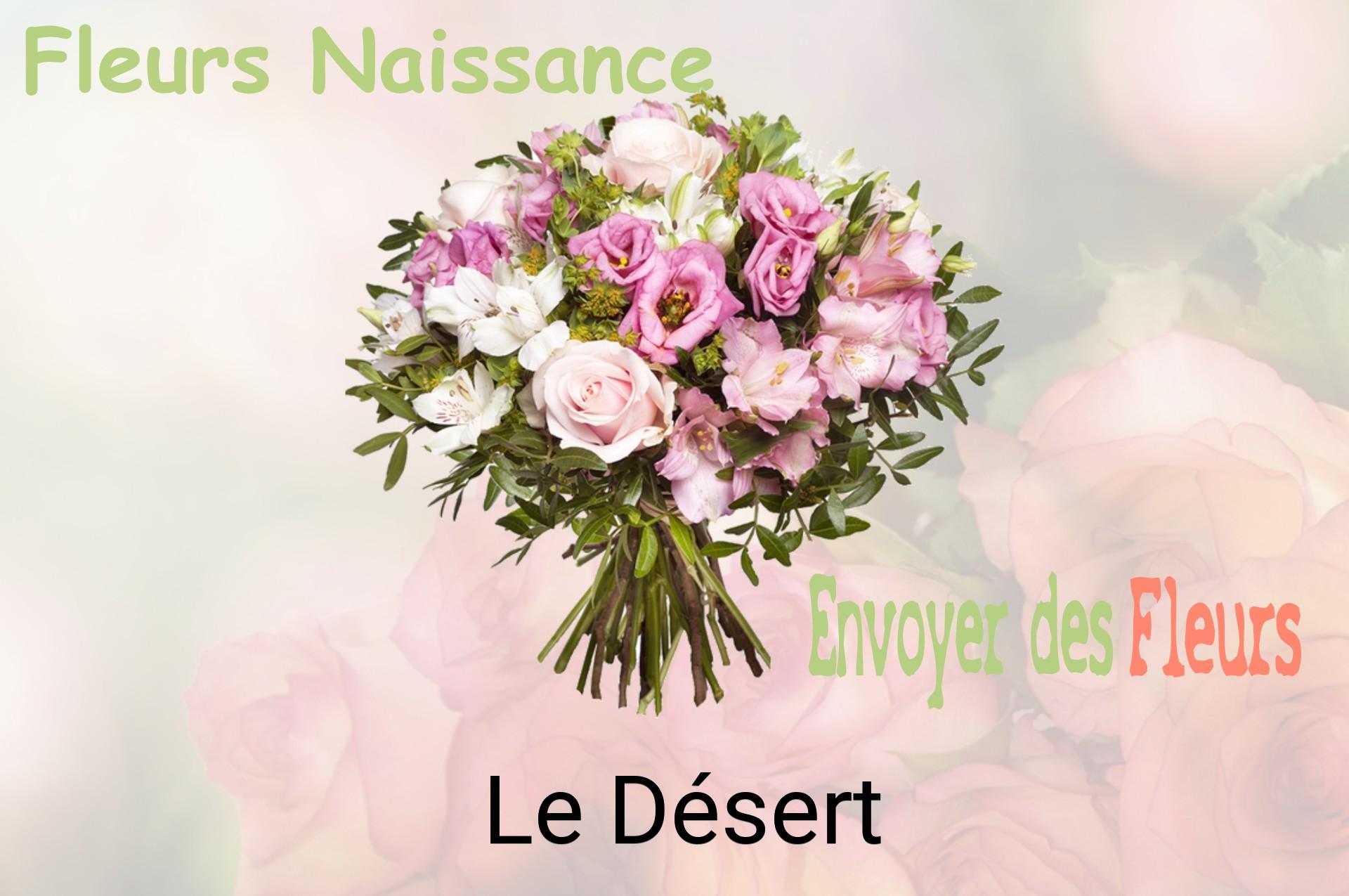 Bouquet de fleurs de naissance livré à Le Désert